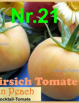 ♥ Pfirsich Tomate Garden Peach Samen samenfest Gemüse Tulpenstolz,alte Sorte,Rarität - Hamburg