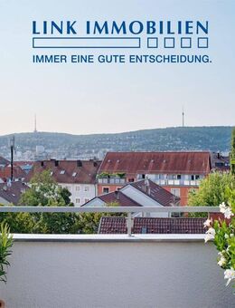 Blick über die Stadt: Außergewöhnliche DG-Wohnung mit Terrasse und Blick über Stuttgart - Stuttgart