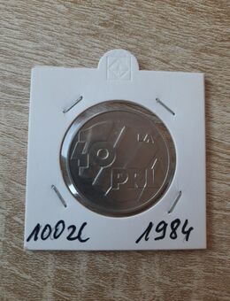 Polen 100 Zloty 1984 40 Lat PRL . Münze - Unna