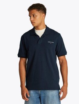 Tommy Jeans Poloshirt TJM REG LINEAR POLO EXT Mit Rundhalsausschnitt