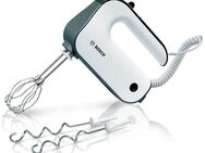 BOSCH Handmixer MFQ49300, Edelst. Rührbesen/Knethaken, 5 Stufen, Spiralkabel, 850 W, Turbotaste, Soft-Touch-Griff, leichtes Gehäuse, Made in Europe