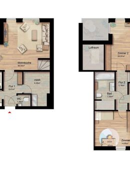 Exklusive Neubau-Wohnung im Herzen von Friedrichsfehn! Bezugsfertig 01.03.2026! - Edewecht
