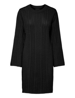 pieces Strickkleid PCNUKA LS O-NECK KNIT DRESS NOOS BC