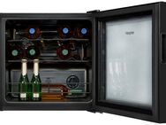 exquisit Weinkühlschrank WS1-12-GT-030G schwarzPV, für 14 Standardflaschen á 0,75l