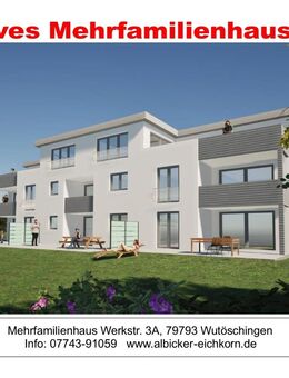 4 Zi. DG mit Dachterrasse ca. 126 m² - Wohnung 7 - Werkstraße 3a, 79793 Wutöschingen - Neubau - Wutöschingen