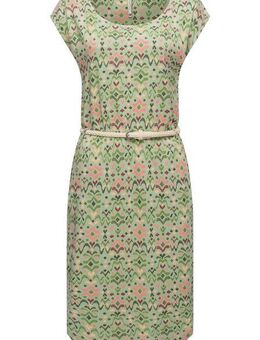 Ragwear Shirtkleid Lilithe Ikat stylisches Damen Sommerkleid mit Taillengürtel