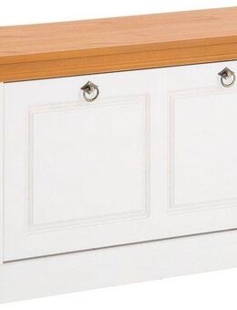 Home affaire Schuhbank Basilico, Breite 90 cm, Sitzhöhe 52 cm, Kassettenoptik, aus Massivholz, FSC®