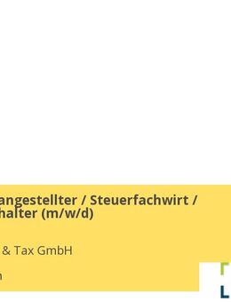 Steuerfachangestellter / Steuerfachwirt / Bilanzbuchhalter (m/w/d) - München