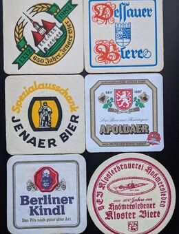 Bierdeckel von DDR Brauereien - Jena