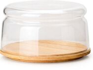 Continenta Käseglocke,(2-tlg) / Schüssel, 2-teilig Ø 16x9cm