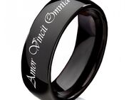 Herrenring Wolframring HW108 Beschichtung schwarz - Aholming