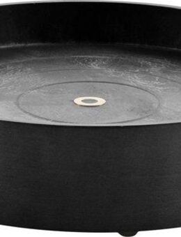 ECOPOTS Blumentopfuntersetzer SAUCER WHEELS Dark Grey, BxTxH: 28,7x28,7x8,3 cm