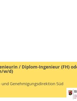 Diplom-Ingenieurin / Diplom-Ingenieur (FH) oder Bachelor (m/w/d) - Mainz