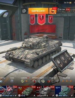 World of Tanks Blitz Spielerkonto, bestens ausgestattet. - Köln