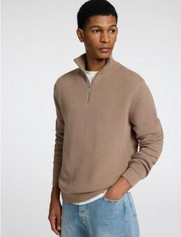 Selected Troyer SLHDANE LS KNIT STRUCTURE HALF ZIP NOOS
