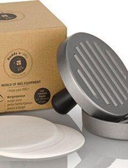 Buddy's Burgerpresse Buddy´s BBQ (1 St), Aluminium, mit 100 Blatt Papier, Ø 12 cm
