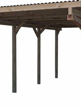 weka Einzelcarport 606 A Gr.2, BxT: 300x600 cm, 217,5 cm Einfahrtshöhe, mit Rundbogen wahlweise links- oder rechts montierbar