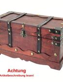 HMF Schatztruhe aus Holz Frankreich 50cm #2131 in 75217