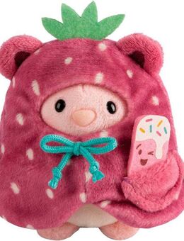 Nici Kuscheltier mymochi, Set Hase Pibu 8 cm mit Softeis und Erdbeerkostüm