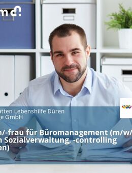 Kaufmann/-frau für Büromanagement (m/w/d) im Bereich Sozialverwaltung, -controlling (20 Stunden) - Düren
