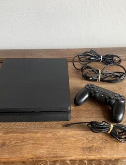 Playstation 4 PS4 Konsole 500GB slim schwarz Kabel 1 Controller - Bergisch Gladbach
