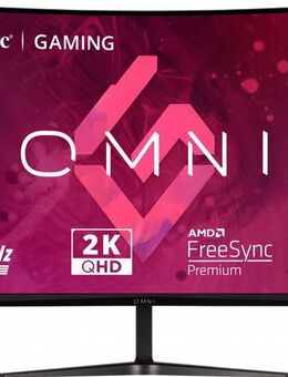 Viewsonic VX3218C-2K Curved-Gaming-Monitor (80 cm/32 ", 2560 x 1440 px, QHD, 1 ms Reaktionszeit, 165 Hz, VA LCD, 1500R Curved)