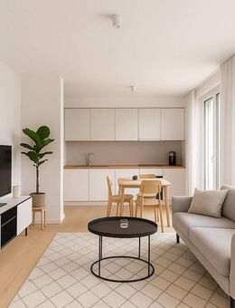 Komfort für Pendler - möblierte 2-Zimmer-Wohnung mit Aufzug, Balkon & Fußbodenheizung in Citynähe - Augsburg