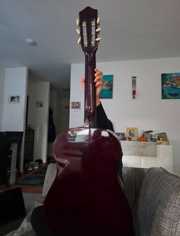 Gitarre mit Tasche schwarz - Blankenfelde-Mahlow