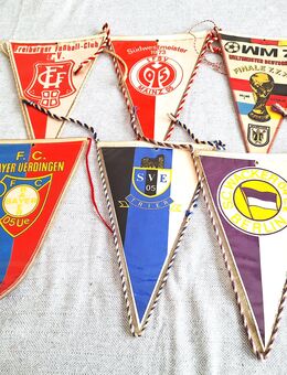 19 x Fan Fussball Wimpel Verschiedene von verschiedenen Vereinen. Siehe dazu die Fotos der Wimpel Ab 3 € - Meckenheim
