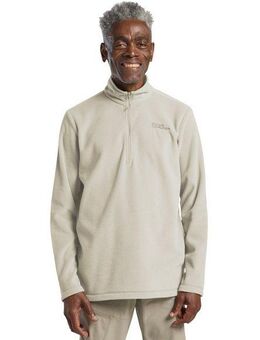 Jack Wolfskin Fleecepullover TAUNUS HZ M aus recyceltem Polyester, atmungsaktiv