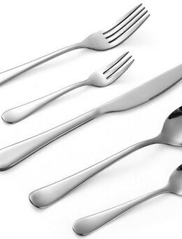 ECHTWERK Besteck-Set Tafelbesteck „Grado“ 30tlg. (30-tlg), 6 Personen, Edelstahl 18/0, Hochglänzend