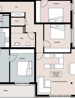 Moderne 2-Zimmer Etagenwohnung in Schlitz (Wohnung 1.9) - Schlitz