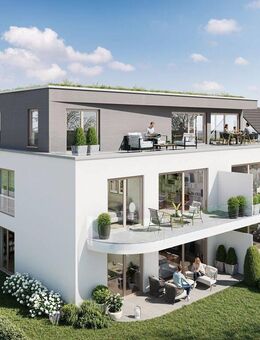 Lifestyle pur: Neubau-4-ZKB-Wohnung mit Balkon in Bestlage von Kissing - Kissing