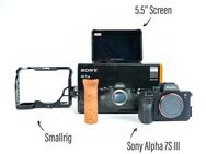 Sony Alpha a7s iii + Zubehörpaket: Smallrig Kit, 5.5'' Screen, extra Batterie - München