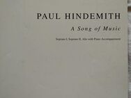 Klaviernoten Pianobuch Orgelheft Paul Hindemith A Song of Music Choral Music of our time - Obernburg (Main) Zentrum