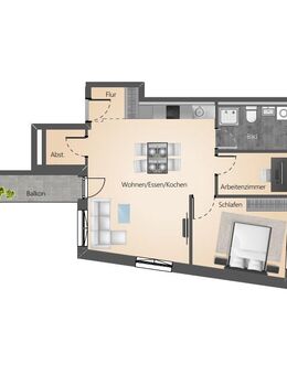 Schöne 3-Zimmer Wohnung - Überlingen