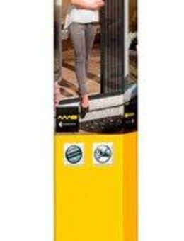 Insektenschutzrollo für Balkontüren und Terrassentüren in weiß und anthrazit, SCHELLENBERG, Insektenschutz mit Rahmen zum Auf- und Zuschieben, 100 x 215 cm