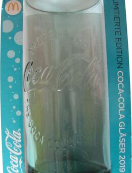 Coca Cola & Mc Donald´s - Edition 2019 - Glas - Farbe Türkis - Doberschütz