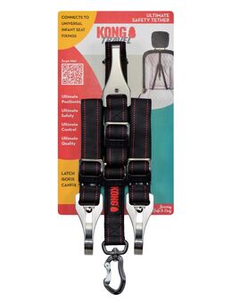 KONG Travel Ultimative Sicherheitsleine fürs Auto - ca. 79 - 126 cm lang, 3,8 cm breit