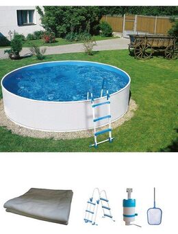 KONIFERA Rundpool »AQUAFUN« ØxH: 355x90 cm (Set, 5-tlg), in 2 Farben erhältlich