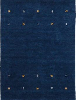 carpetfine Wollteppich Gabbeh Uni, auch als Läufer und Rund erhältlich, rechteckig, Höhe: 15 mm, reine Wolle, handgewebt, Gabbeh Loom Tiermotiv, große Farbauswahl