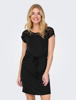 ONLY Spitzenkleid ONLSINDY LIFE S/S O-NECK MIX DRESS JRS Sommerkleid
