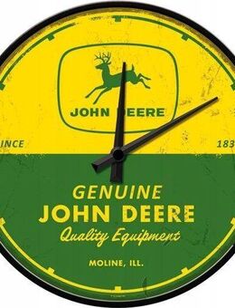 John Deere Wanduhr – 31 cm – Set 2 Metall und Glas, Perfekt für Geschenke - Wuppertal