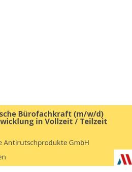 Kaufmännische Bürofachkraft (m/w/d) Auftragsabwicklung in Vollzeit / Teilzeit - Schliengen
