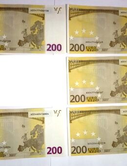 200 Euro Schein Geldschein Banknote seltene X 0 Serie Druckfrisch 2002 - Wittingen Zentrum