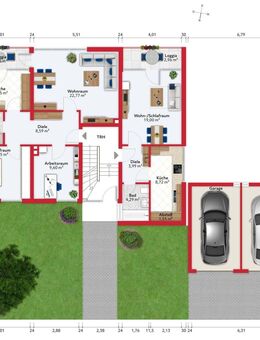 Gepflegtes 4 Familienhaus in naturverbundener Höhenlage von Rhein und Westerwald Nähe Linz/Rhein - Roßbach (Landkreis Neuwied)