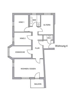 4-Zimmer-Wohnung mit Balkon - Feuchtwangen! - Feuchtwangen