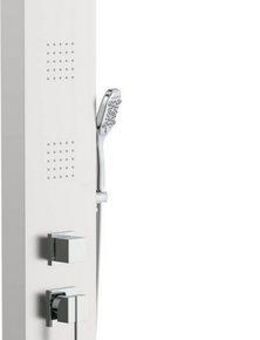 welltime Duschsäule Miami, Höhe 164 cm, Duschsystem mit Regendusche,Massagedüsen & Handbrause mit 3 Funktionen