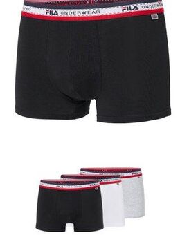Fila Boxershorts MAN BOXER SHORTS (3er Pack) elastischer Logo-Webbund, ohne Eingriff