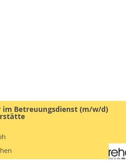 Mitarbeiter im Betreuungsdienst (m/w/d) Tagesförderstätte - Neunkirchen (Saarland)